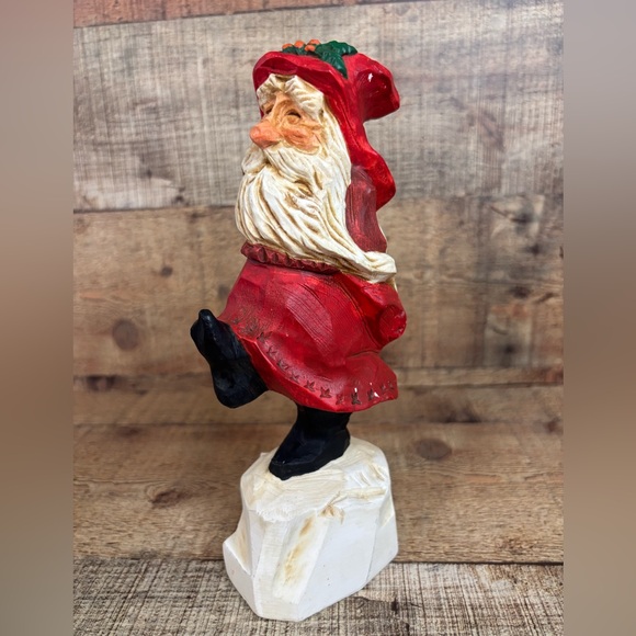 David Frykman Santa OH THE JOY Collection 1994 Folk Figurine Statue Christmas - Picture 1 of 13